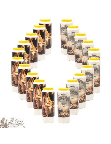 Velas Novena a  Jesús modelo 2 - Oración alemán