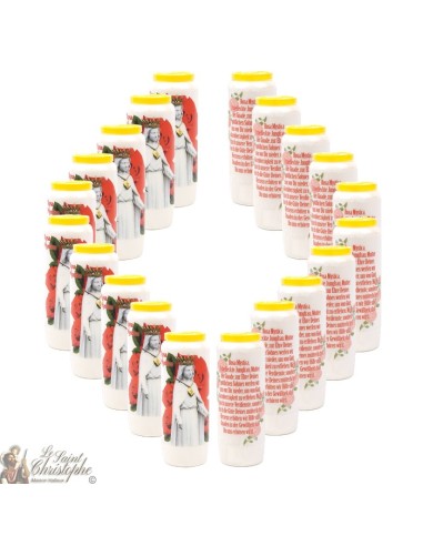 Velas Novena a  - Oración alemán-holandés-Inglés-italiano-francés