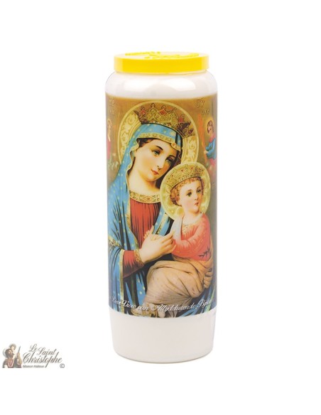 Bougies Neuvaines de notre dame du perpetuel secours   - prière allemand