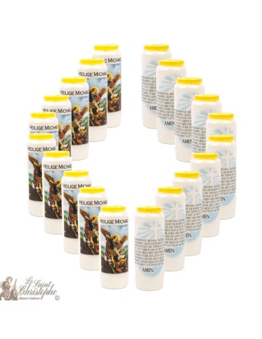 Bougies Neuvaines de   - prière français-anglais-allemand-néerlandais-italien