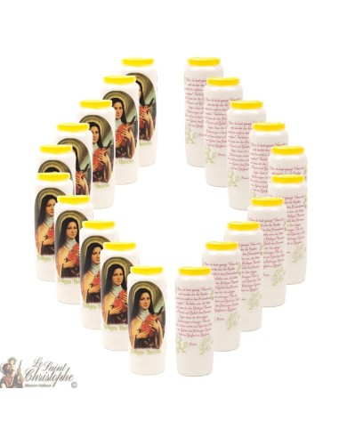 Candles Novenas to  Saint 	Theresa from lisieux –german  Prayer