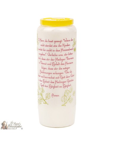 Candles Novenas to  Saint 	Theresa from lisieux –german  Prayer