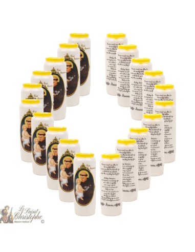 Bougies Neuvaines de  saint antoine - prière allemand