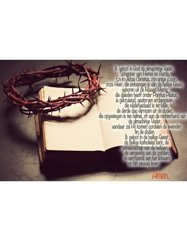 sticker with german  prayer - 