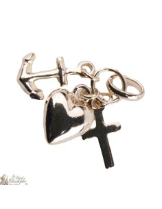 Hanger Geloof, Hoop, Liefde - verguld 2