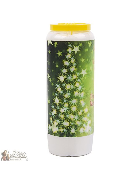 Candles Novenas of christmas model 2  – french  Prayer
