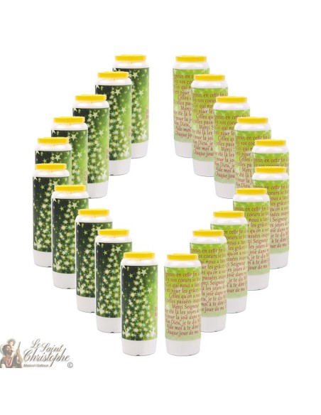 Candles Novenas of christmas model 2  – french  Prayer