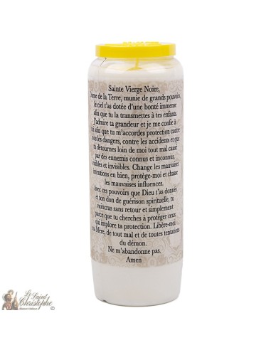 Candles Novenas to The black virgin of Częstochowa  – french  Prayer