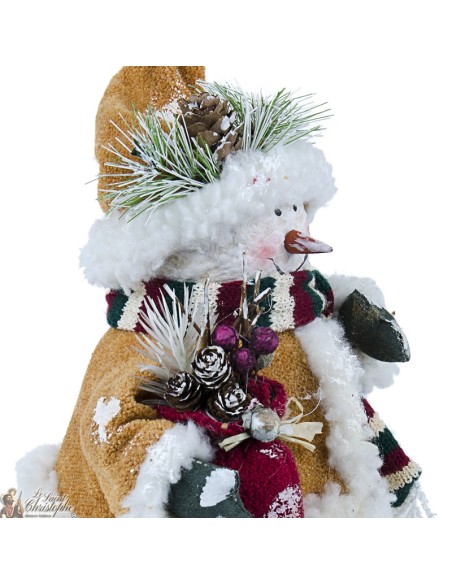 Bonhomme de neige - g - rouge