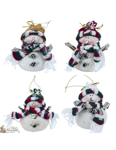 Bonhomme de neige - g - orange