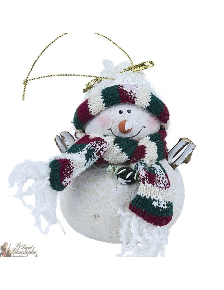 Bonhomme de neige - g - orange