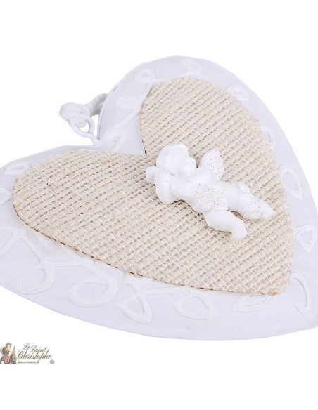 Suspensions Métaliques de Noêl avec Anges Blancs 