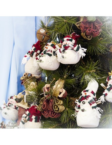 Snowmen Small Size Suspensions - 120 Pcs