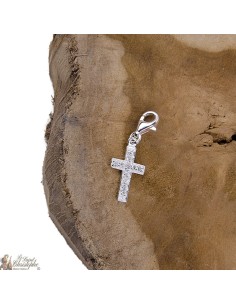Crystal Cross -charm in 925 Silver 2