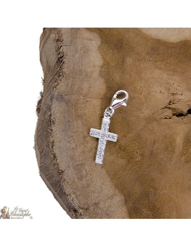 Crystal Cross -charm in 925 Silver