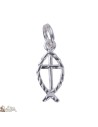 Poisson Croix - charm Argent 925