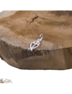 Fish Cross - charm Silver 925 2