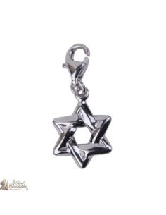 Pendentif Etoile de David Charm - Argent 925