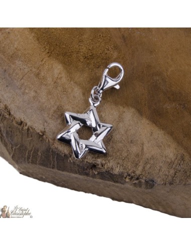 David Charm Star Pendant - Silver