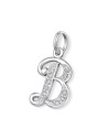 Pendentif Lettre B - Cristal