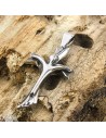 Cristo Cruz colgante - Plata