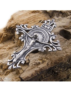 Croix avec corps du Christ - Argent 925  2