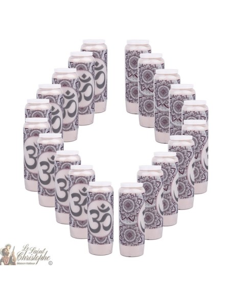 Decorative candles aum