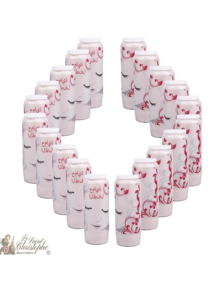 Bougies décoratives  protection des enfants - arabe