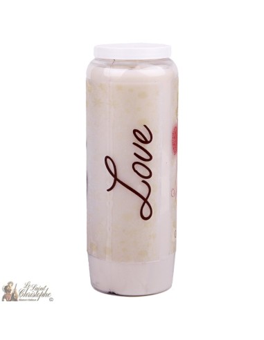 Bougies décoratives Love - arabe