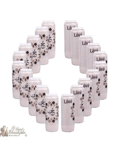 Bougies décoratives Love - arabe Modèle 2