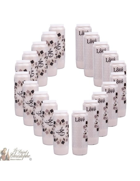 Decorative candles Love - arabic model 2
