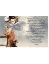 sticker with german  prayer - 