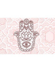 Adesivo decorativo - candela novena - mano di Fatma