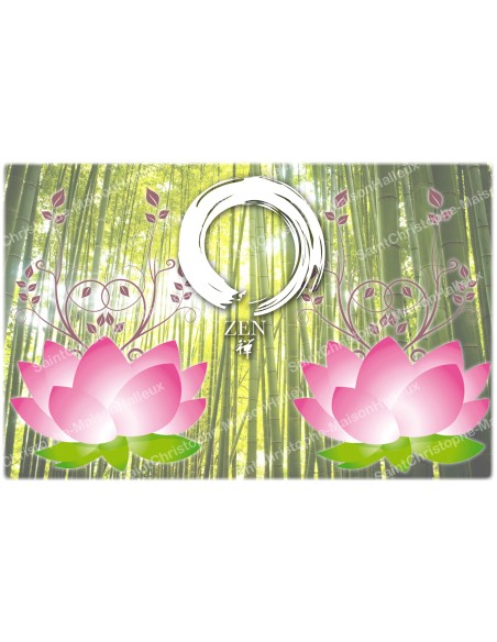 Pegatina decorativo - vela novena – símbolo de Zen