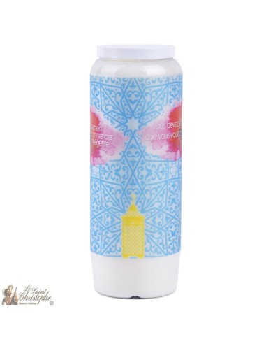 Decorative candles With french citation - oriental lantern