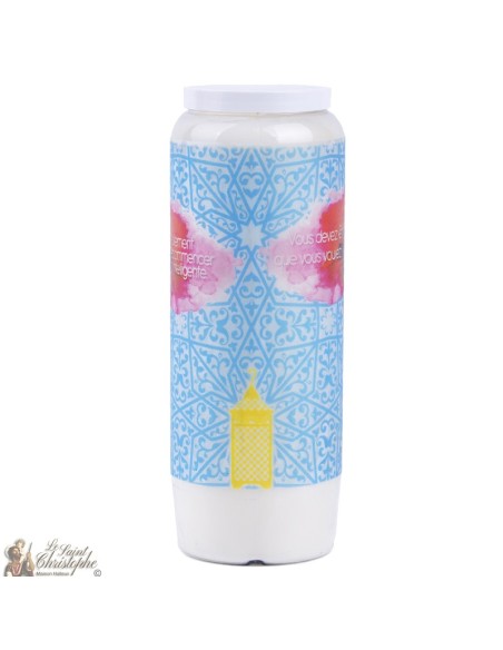 decoratieve kaarsen met een citaat in het Frans - oriëntaalse lantaarn