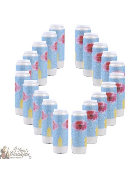 Decorative candles With french citation - oriental lantern