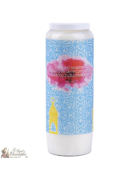 Decorative candles With french citation - oriental lantern