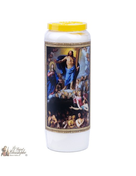Candles Novenas for the souls of purgatory  model 2 – french  Prayer