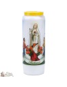 Candles Novenas to Our Lady of fatima	model 2  - german Prayer