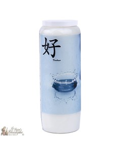 Decorative candles With french citation -  zen, happiness