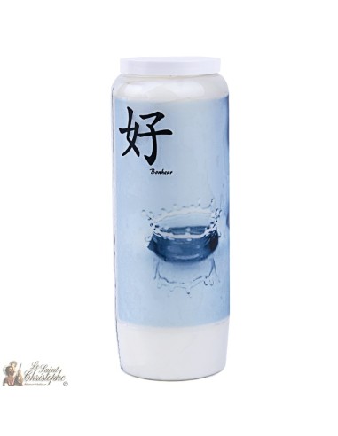 Decorative candles With french citation -  zen, happiness