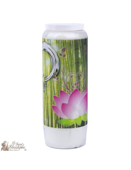 candele decorative  con la citazione in francese - zen modello 2