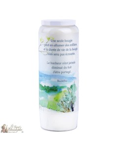 Decorative candles With french citation - watercolor 2