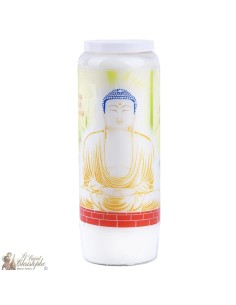 Zierkerzen mit Zitat in Französisch - Buddha Modell 2