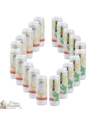 Decorative candles With french citation - Buddha model 2