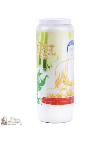 Decorative candles With french citation - Buddha model 2