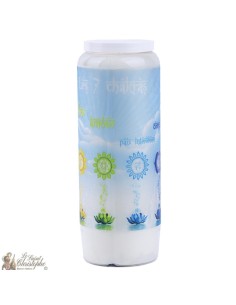 Decorative candles With french citation - Chakras model 3 2