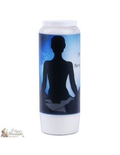 candele decorative  con la citazione in francese - meditazione