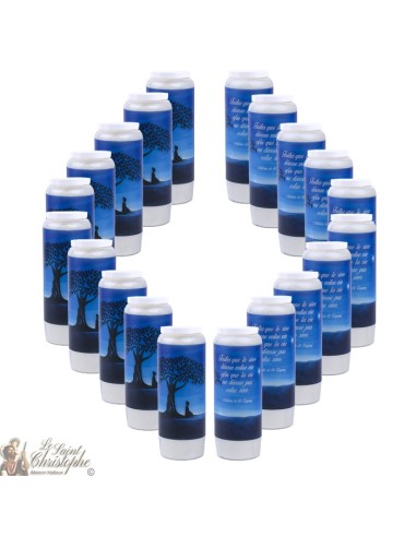 Decorative candles With french citation - Antoine de Saint-Exupéry